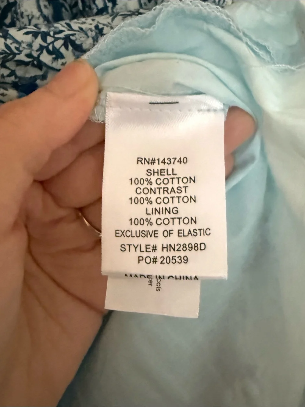 HYACINTH HOUSE Tuckernuck Rosaleigh Blue Floral Mini Dress - Picture 7 of 9